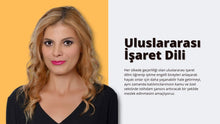 Görseli Galeri görüntüleyiciye yükleyin, Uluslararası İşaret Dili Eğitimi